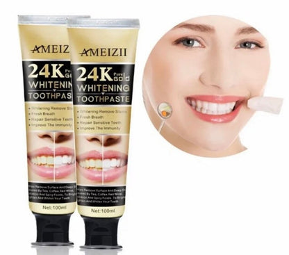 Crema Blanqueadora Dental 24k QuitaManch