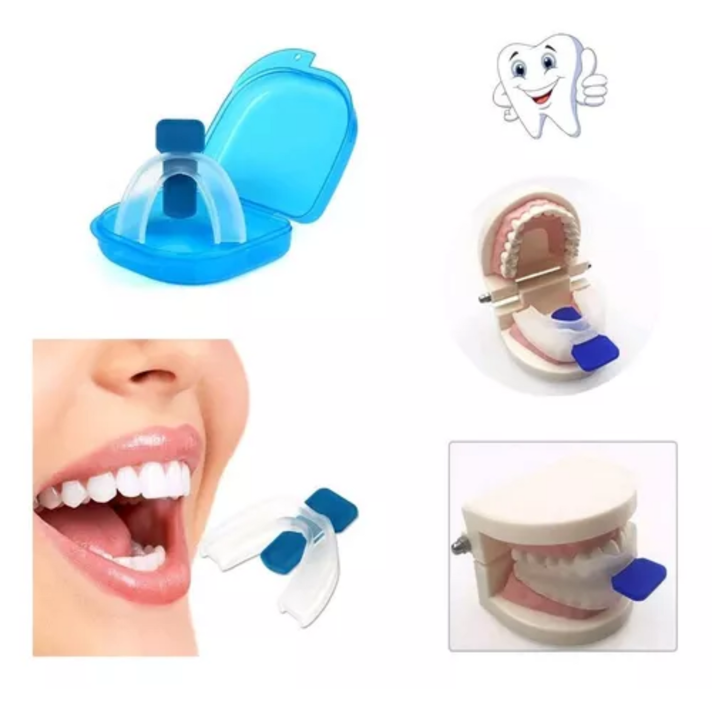 1 PLACA ANTI BRUXISMO APNEA Y RONQUIDO