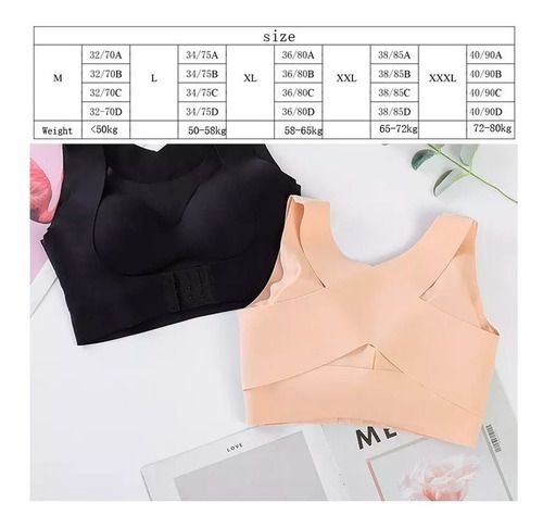 soutien Yoga 5d Sutiã Corretor Postural Sustentação Oferta