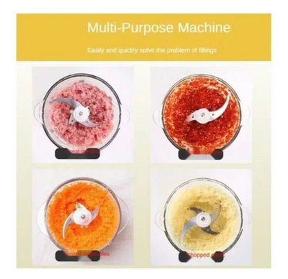 Picador Eléctrico de Acero Inoxidable