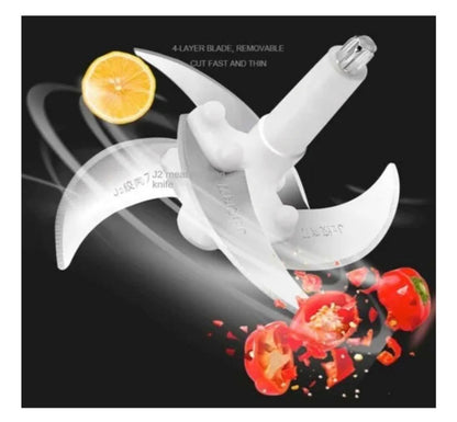 Picador Eléctrico de Acero Inoxidable