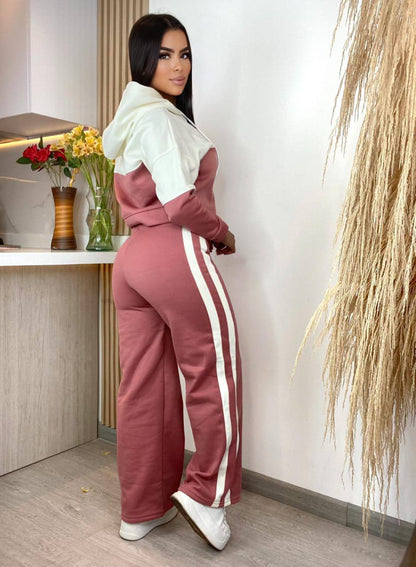 Conjunto de sudadera oversize invierno