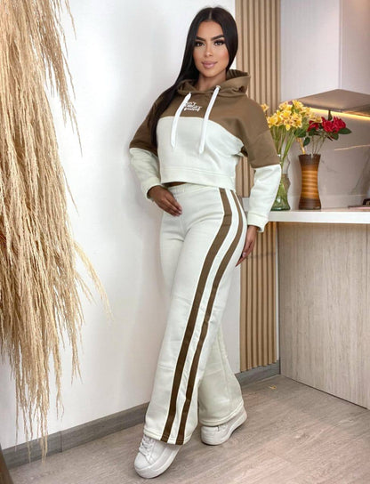 Conjunto de sudadera oversize invierno