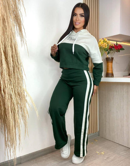 Conjunto de sudadera oversize invierno