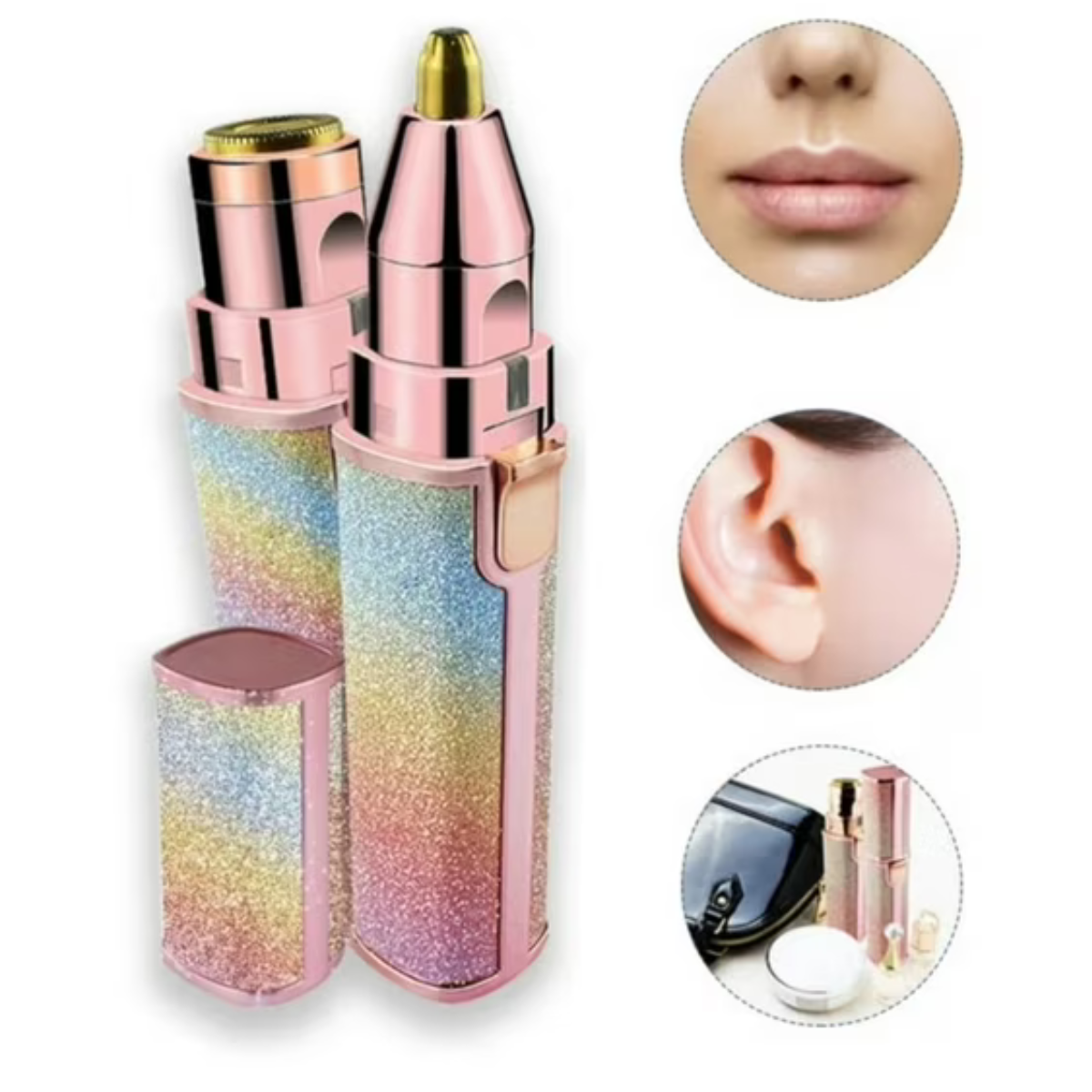 Depiladora de Precisión Facial Arcoíris