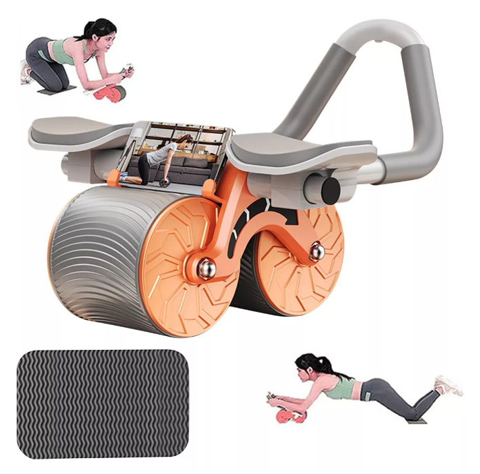 Combo Rueda Abdominal Doble Masajeador 2 en 1