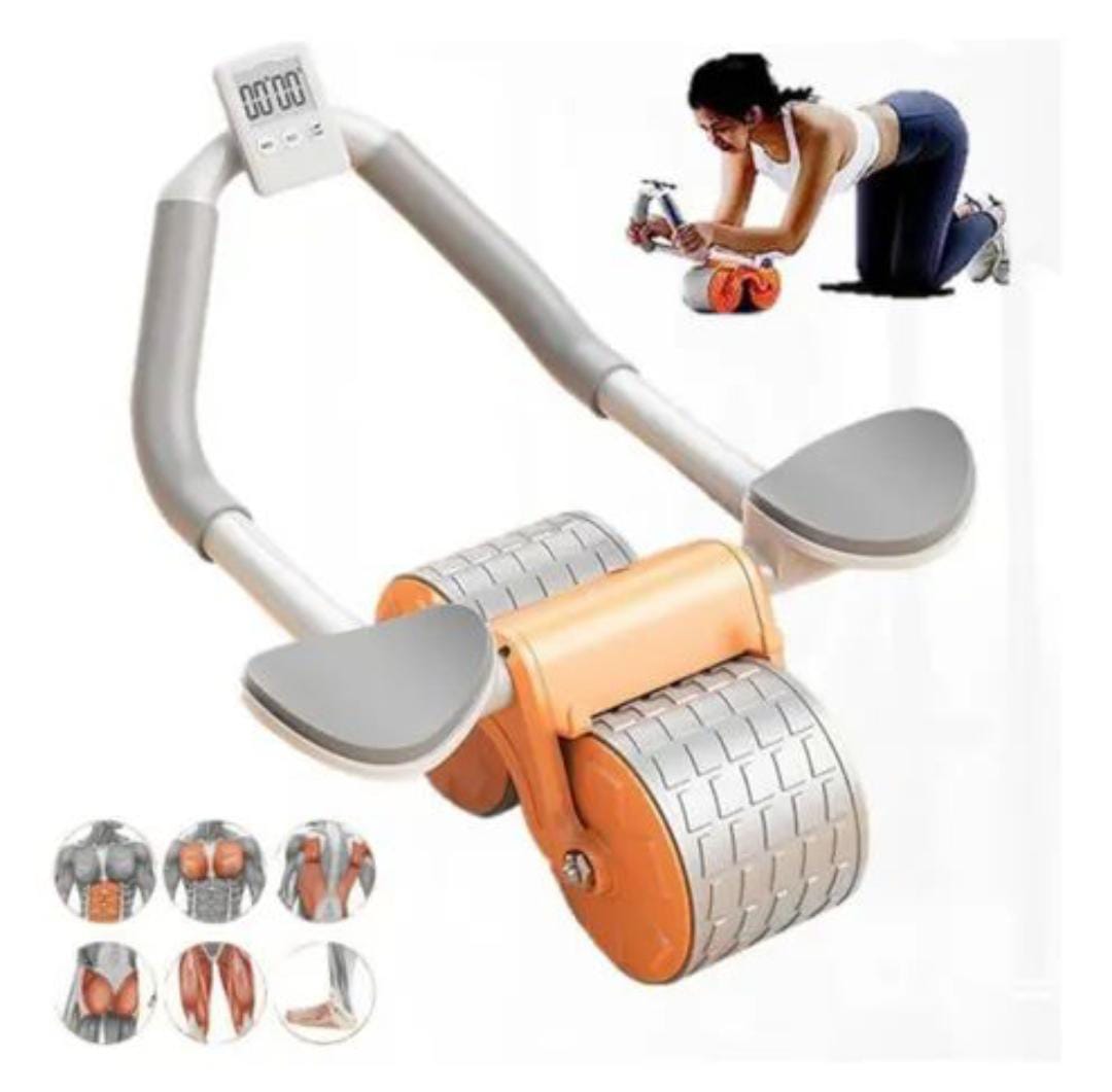 Combo Rueda Abdominal Doble Masajeador 2 en 1