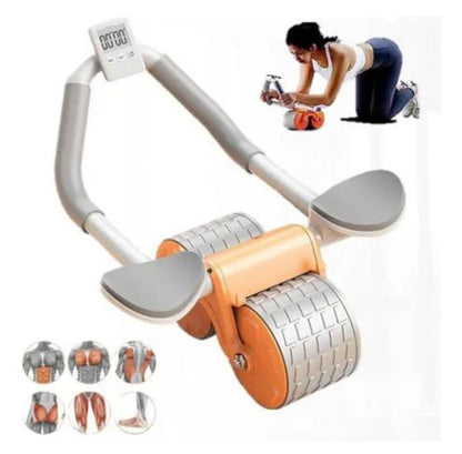 Combo Rueda Abdominal Doble Masajeador 2 en 1