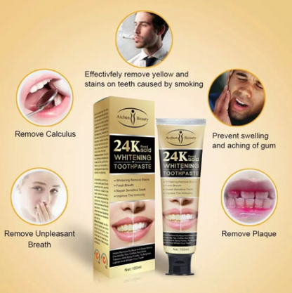 Crema Blanqueadora Dental 24k QuitaManch