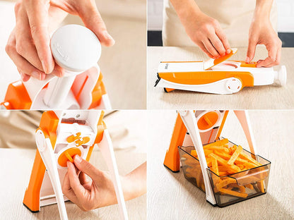 Corta verduras corte 4 tipos