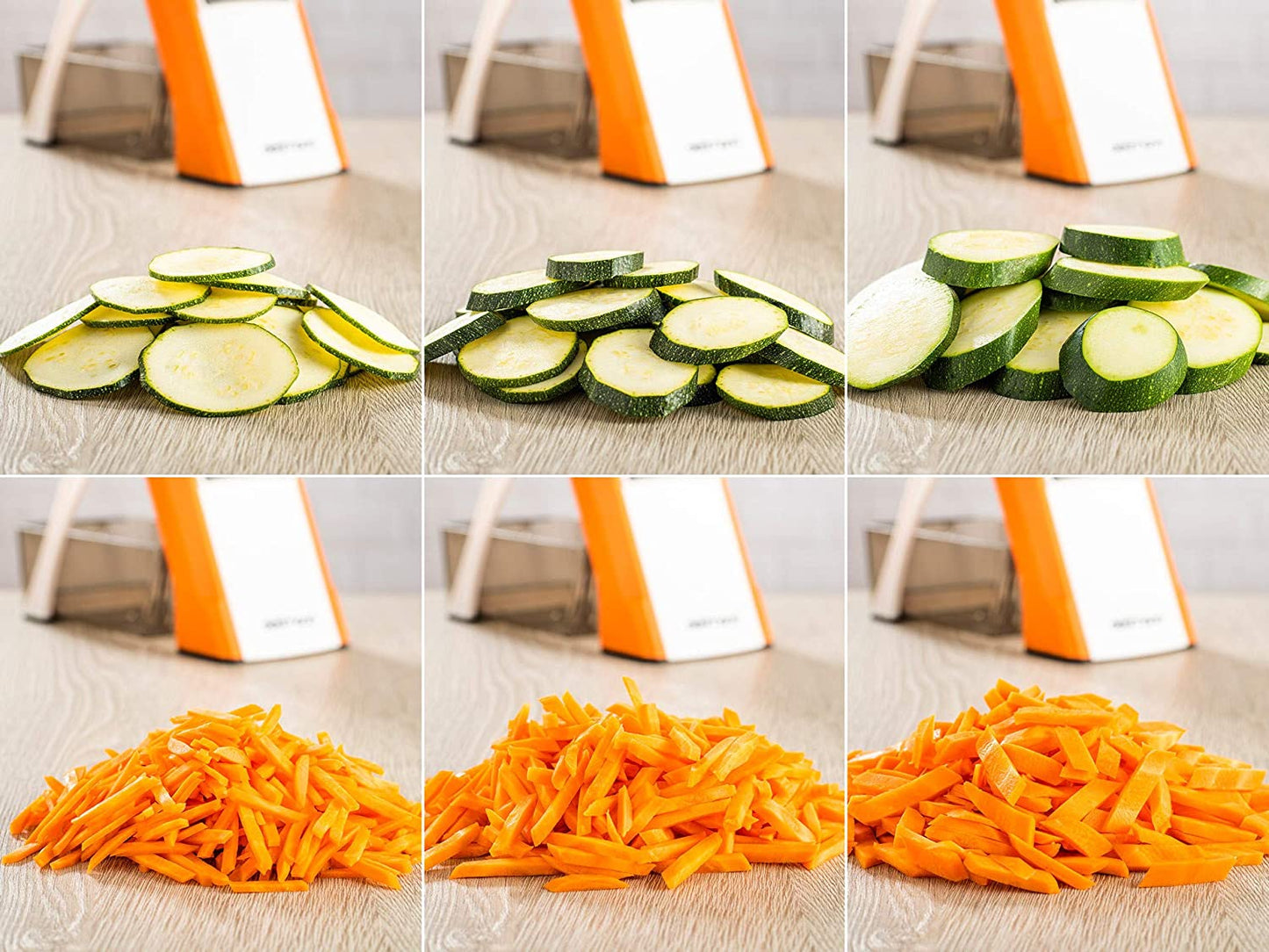 Corta verduras corte 4 tipos