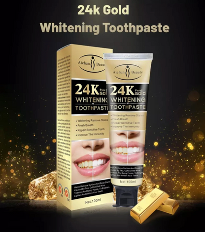 Crema Blanqueadora Dental 24k QuitaManch
