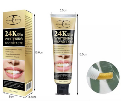 Crema Blanqueadora Dental 24k QuitaManch