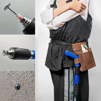 Pistola de clavos con accesorios