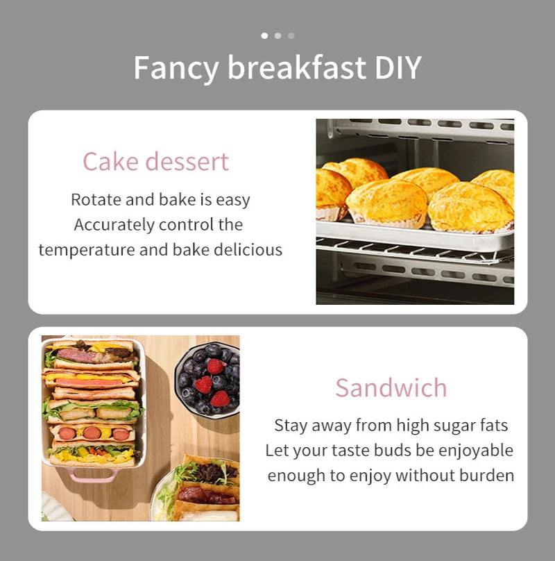 HORNO ELÉCTRICO CAFETERA FREIDORA 3 EN 1