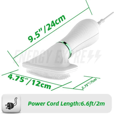 CEPILLO Y SECADOR DE MASCOTAS 2 EN 1