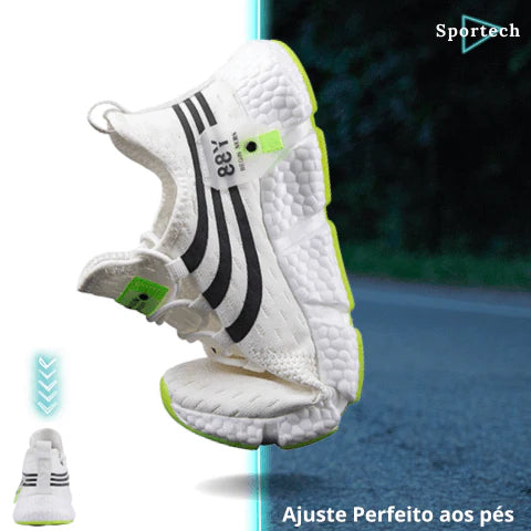 Zapatillas Running Y33 Mesh Transpirable - Blanco
