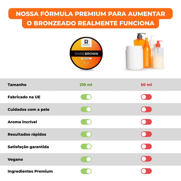 Shine Brown bronceador corporal 100g