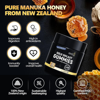 Gomitas de Shilajit puro - Salud, fuerza y bienestar - El poder del Himalaya