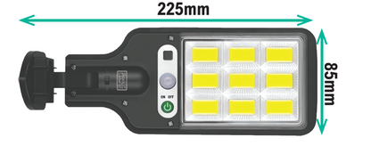 Farola solar 108 LED COB