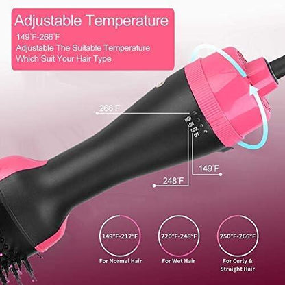 Peine alisado secador 2 en 1