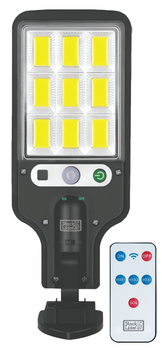 Farola solar 108 LED COB