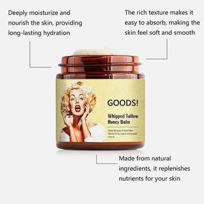 Crema de sebo de res (honey tallow balm) -envase de plástico