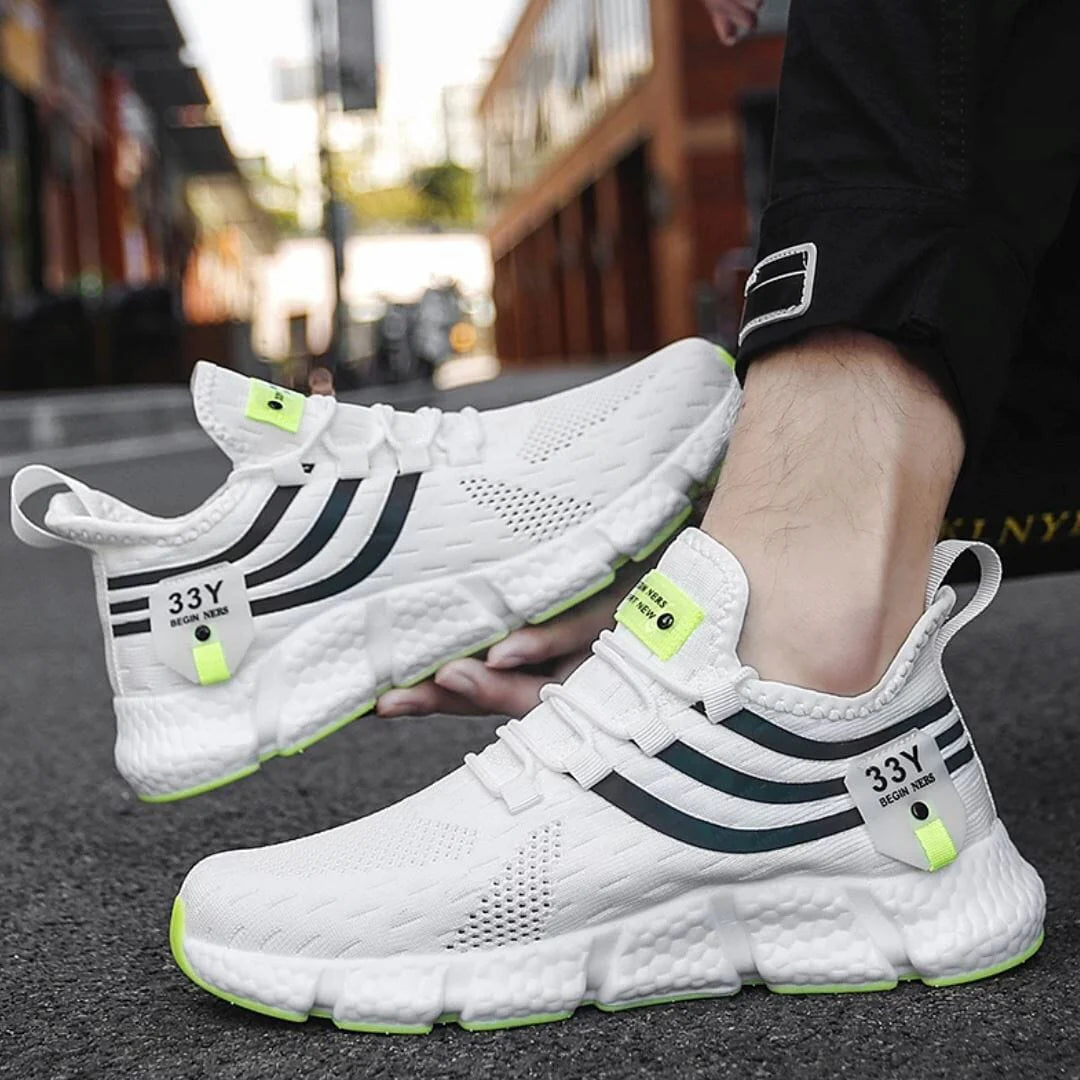 Zapatillas Running Y33 Mesh Transpirable - Blanco