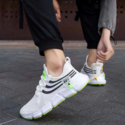 Zapatillas Running Y33 Mesh Transpirable - Blanco